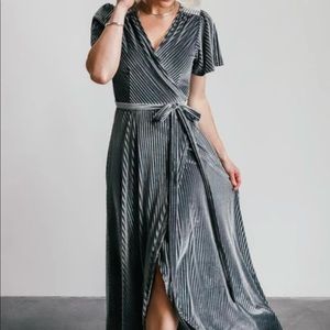 Baltic Born Andi Ribbed Velvet Dress